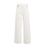 YAYA Woven trousers with drawcord off white