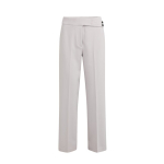 YAYA Trousers with waistband steel wool grey
