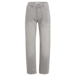 YAYA Cargo jeans with low crotch mid grey denim