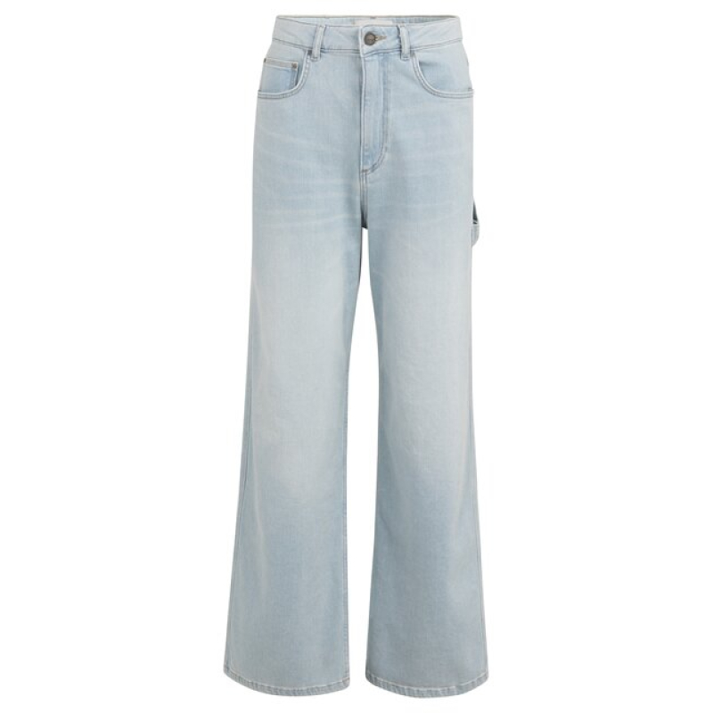 YAYA Denim jeans with low crotch light blue denim