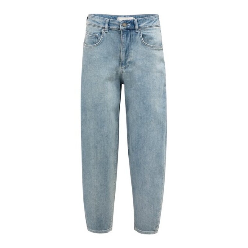 YAYA Denim broek mid blue denim