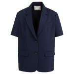 YAYA Blazer with short sleeves navy blazer blue