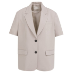 YAYA Blazer with short sleeves mauve purple