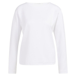 YAYA Top with seam detail pure white