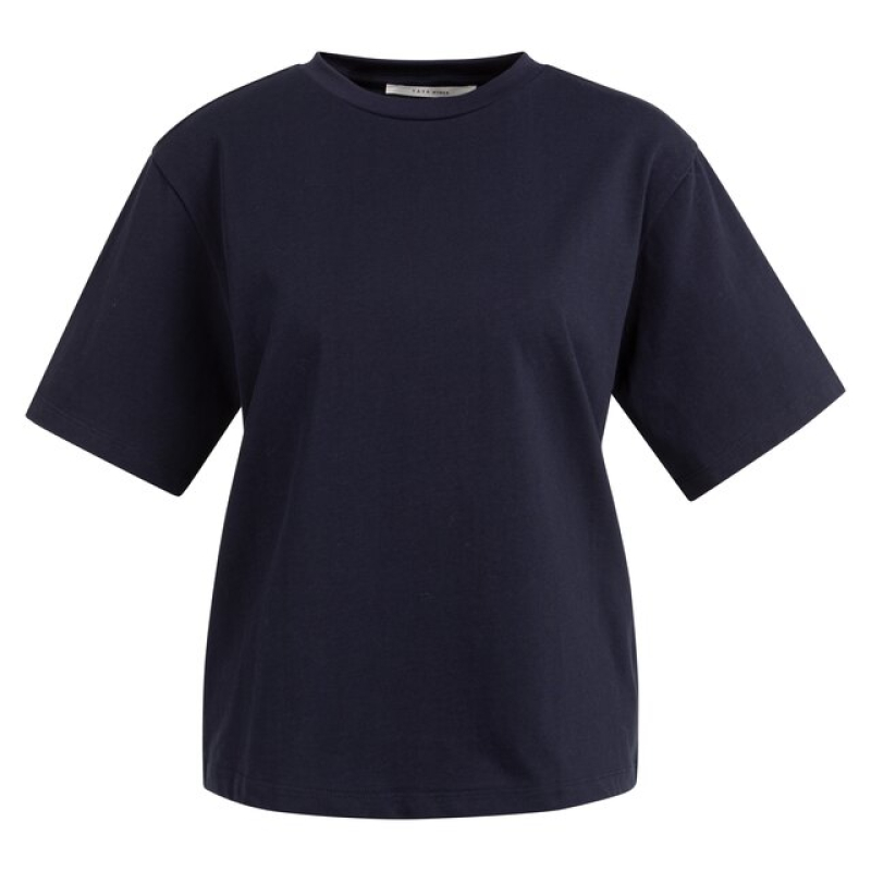 YAYA Boyfriend t-shirt navy blazer blue