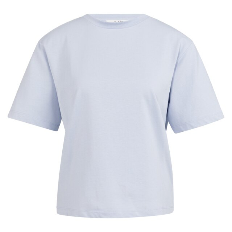 YAYA Boyfriend t-shirt ice blue