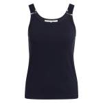 YAYA Singlet with ring details navy blazer blue