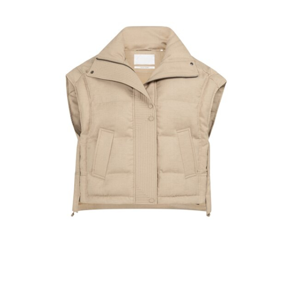 YAYA Oversized bodywarmer gold