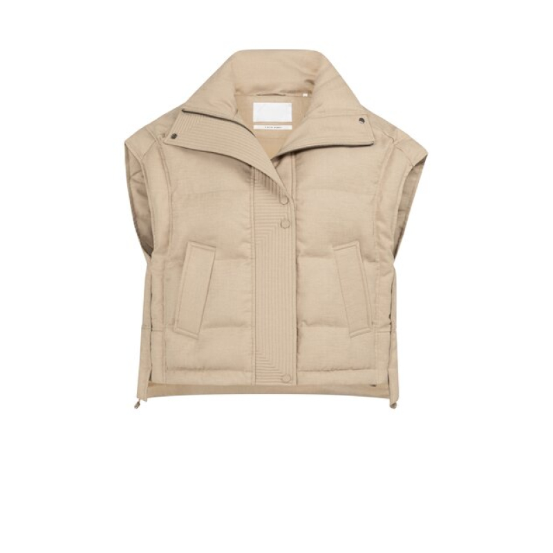 YAYA Oversized bodywarmer gold