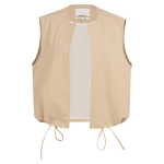 YAYA Sleeveless summer jacket desert beige