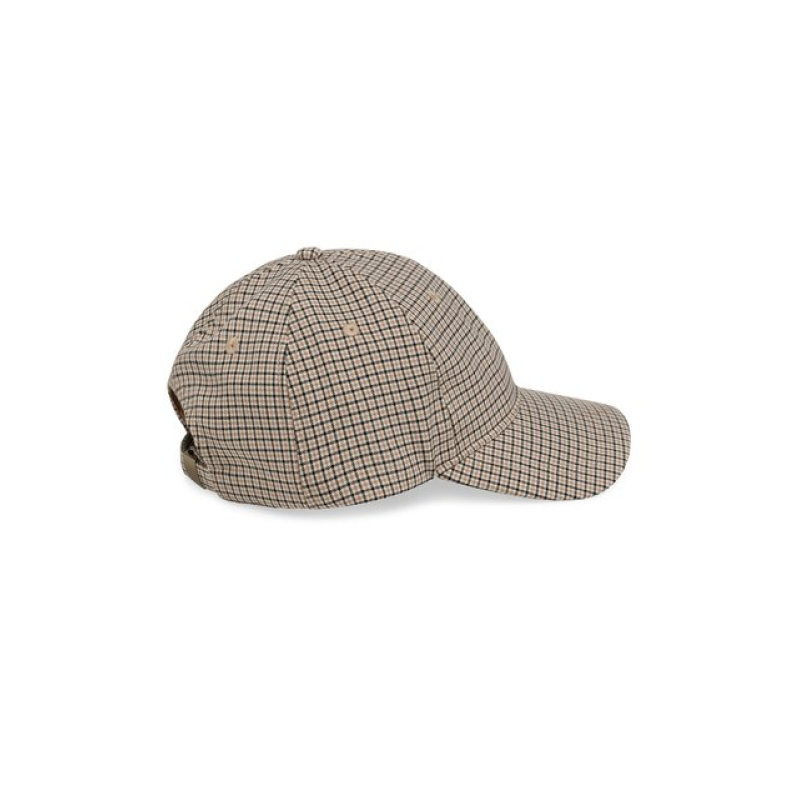 YAYA Pet met geweven ruitpatroon beige dessin