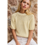 YAYA Chunky knit sweater reed yellow dessin