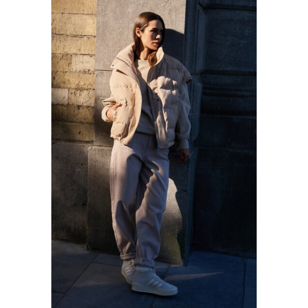 YAYA High waist beige jeans oxford tan brown