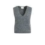 YAYA Spencer met diepe V-hals grey