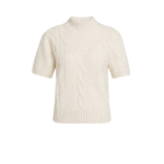 YAYA Kabeltrui met korte mouwen off white