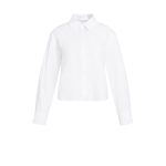 YAYA Blouse met verstevigde kraag en manchetten pure white.
