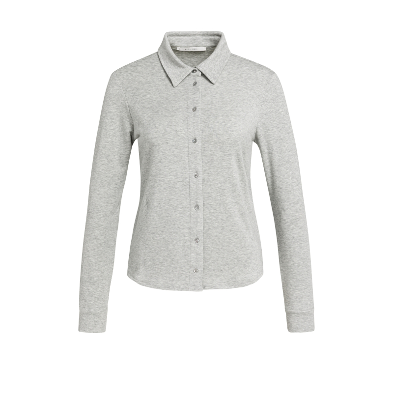 YAYA Jersey melange blouse grey melange