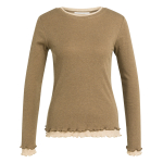 YAYA Top met lange mouwen en dubbellaags effect 
