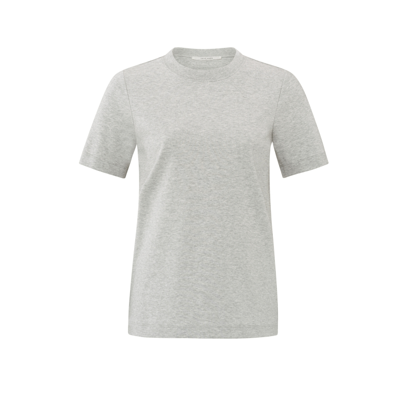 YAYA Basic T-shirt met korte mouwen en ronde hals 
