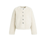 YAYA Oversized korte jas van imitatiebont