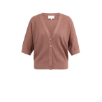 YAYA Batwing cardigan burlwood pink melange