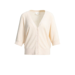 YAYA Batwing cardigan cloud creme white melange