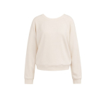 YAYA Sweatshirt with wrap detail creme beige
