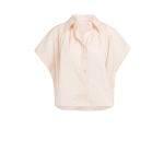 YAYA Sleeveless blouse with button creme de pechie orange