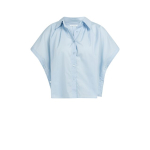 YAYA Sleeveless blouse with button light blue