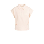 YAYA Jersey blouse with darts creme de peche orange