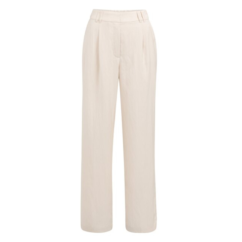YAYA Woven wide leg trousers L32