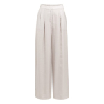 YAYA Wijde broek met deels elastische taille gray