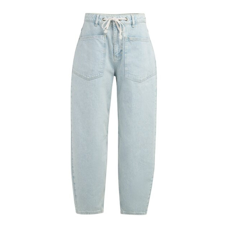 YAYA Colored worker denim w cord light denim