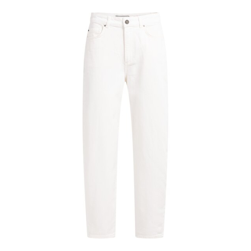 YAYA High waist barrel jeans off white denim