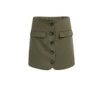 YAYA Woven mini skort with pockets army green