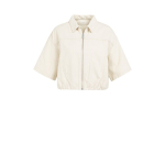 YAYA Denim look jacket cloud creme white