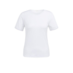 YAYA T-shirt with mesh edge pure white