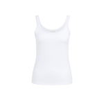 YAYA Singlet with mesh edge pure white