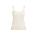 YAYA Singlet with mesh edge creme beige
