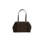 YAYA Suede shopper chocolate brown