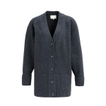 YAYA Cardigan in ribsteek anthracite