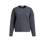 YAYA Lichtgewicht sweatshirt met balloneffect hole black
